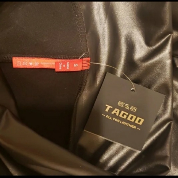 Womens leather pants size small with tags - Picture 3 of 3